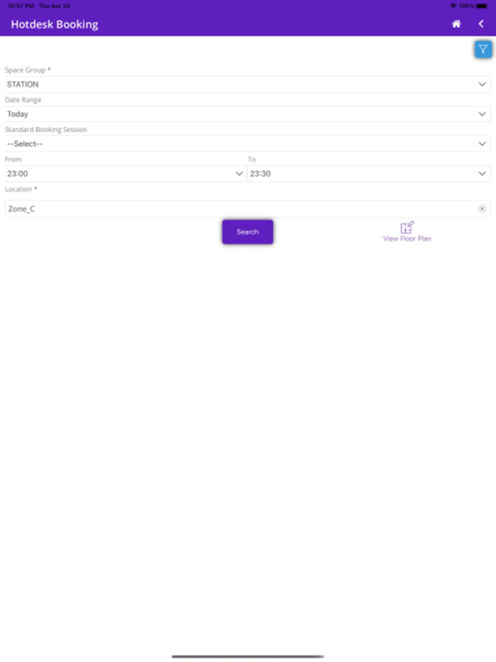 HCLTech Hotdesk Seating