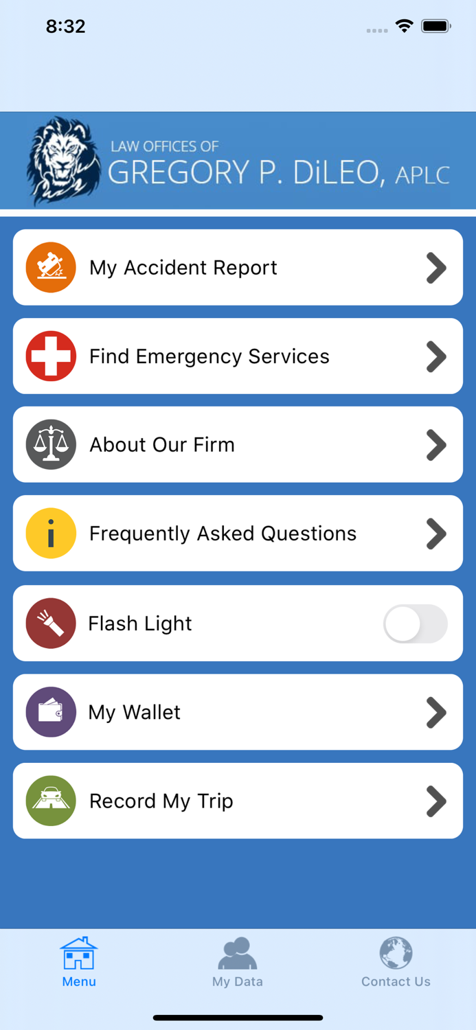 Greg DiLeo Accident help App