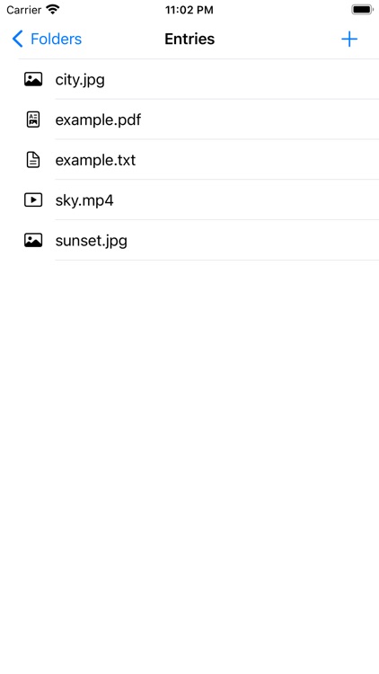 KeyFolder2 - Filelist with PIN