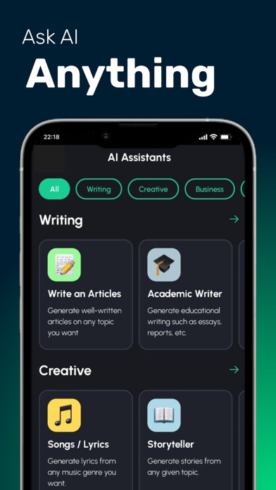 Chat Bolt AI - Open Assistant Screenshot