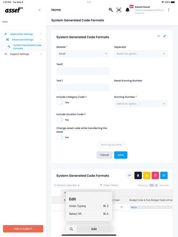 App screenshot