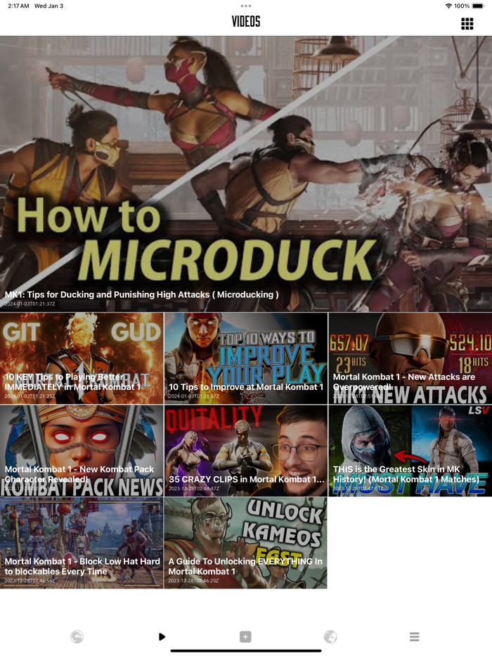 Kombat Pro - MK1 Tips  Videos