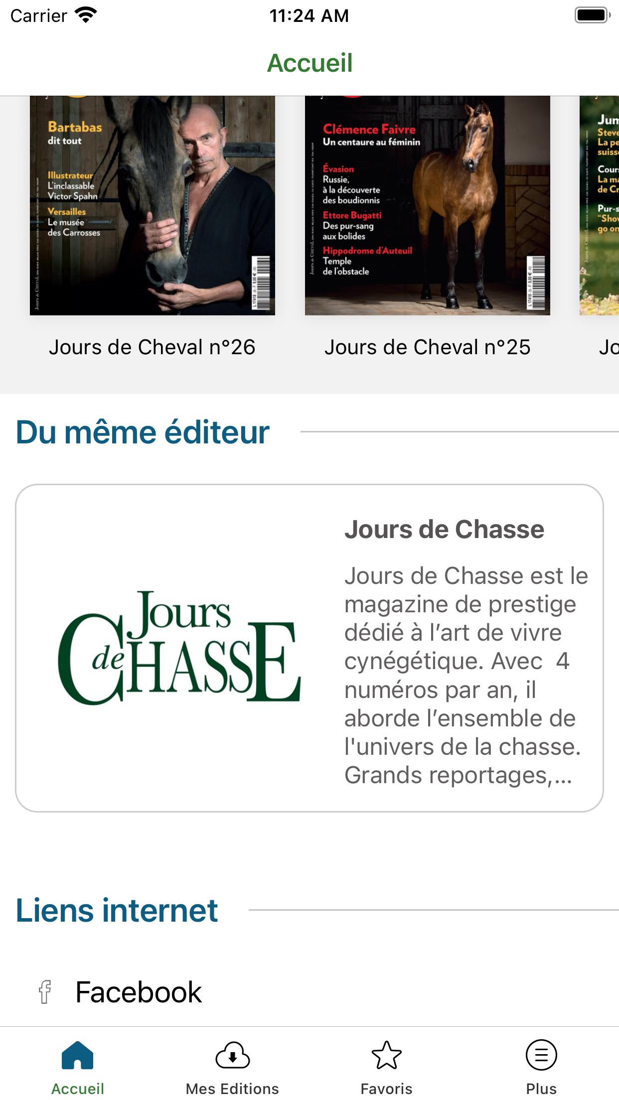 Jours de Cheval