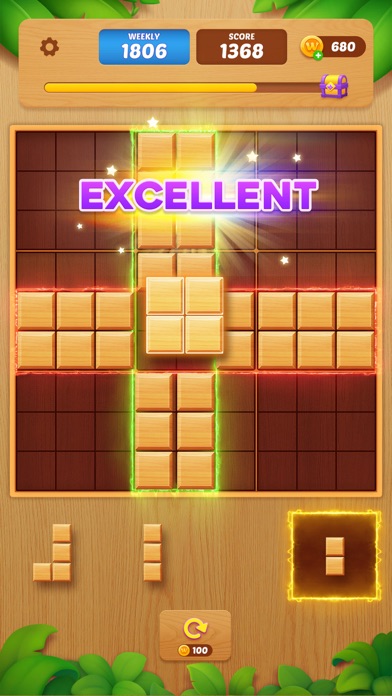 Block Crush: Wood Block Puzzle Screenshot on iOS