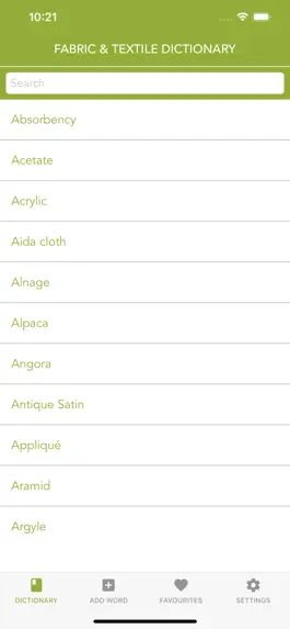 Game screenshot Fabric & Textile Dictionary mod apk