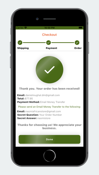 Naomi Foods Screenshot