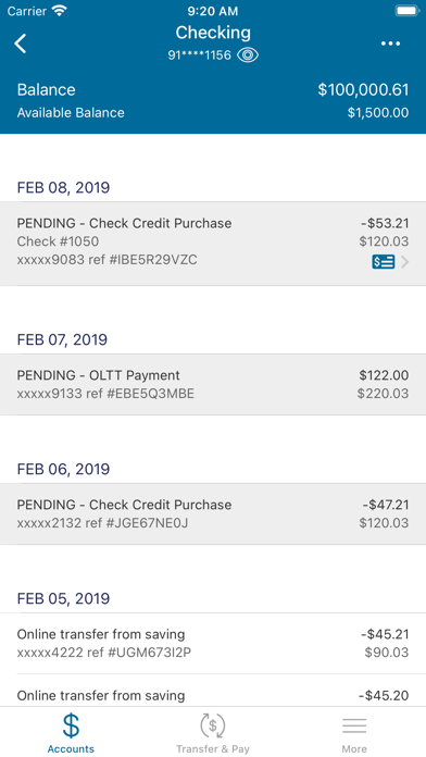 Diablo Valley FCU Screenshot