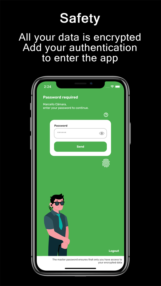 #3. KeyZ: Password Manager (iOS) 由: Marcello Camara