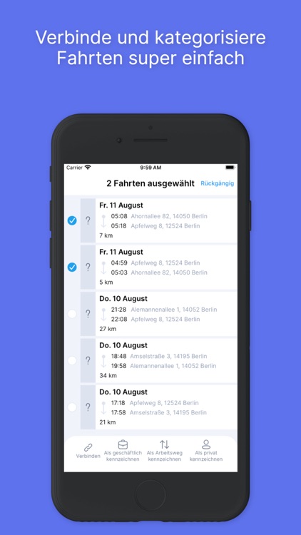 AutoLogg Fahrtenbuch 2.0 screenshot-3
