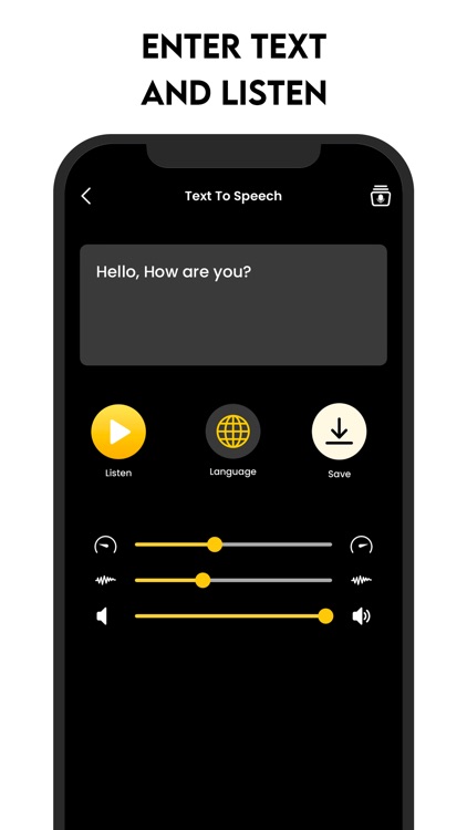 Text To Speech - Translator