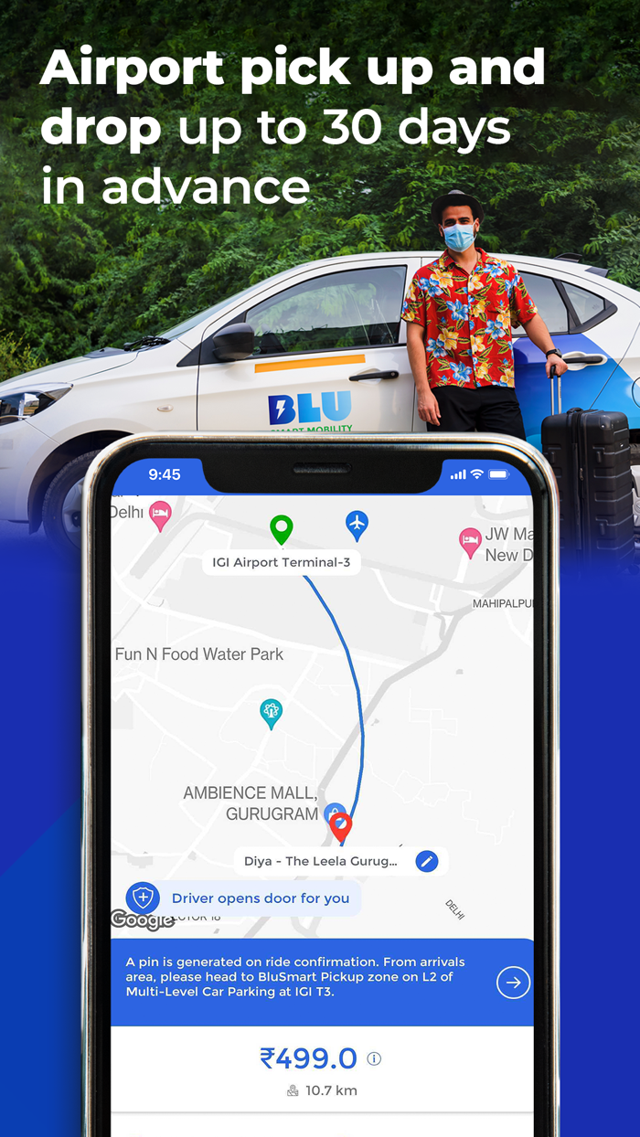 BluSmart Safe Electric Cabs