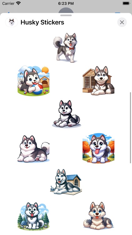 Husky Stickers