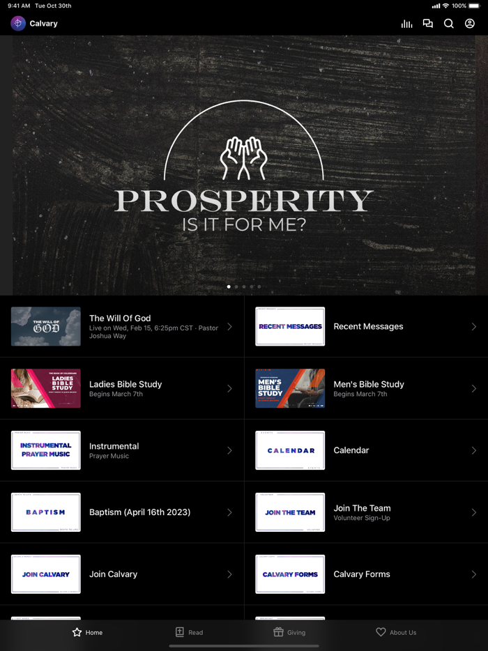 Calvary - Pastor Del Way