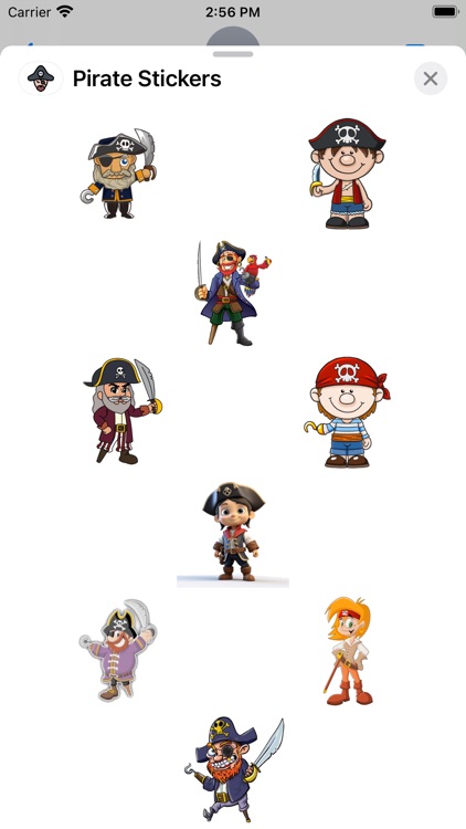 Pirate Stickers by Paul Scott