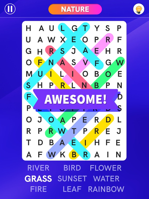 Word Search - Word Find Gamesのおすすめ画像3