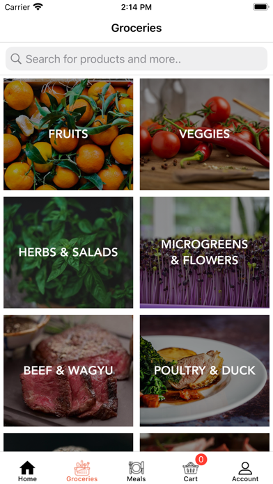 The New Grocer: Online Grocery Screenshot