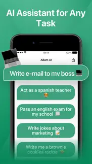 adam: ai chatbot iphone screenshot 2