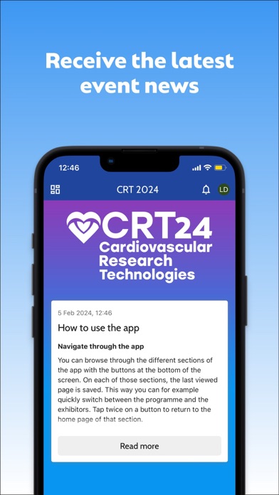 CRT Meetings App Screenshot