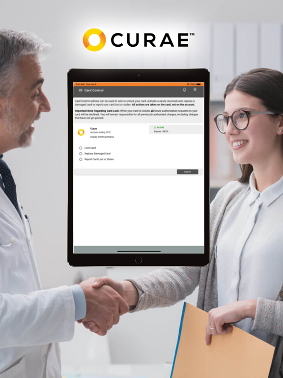 Curae Account Center