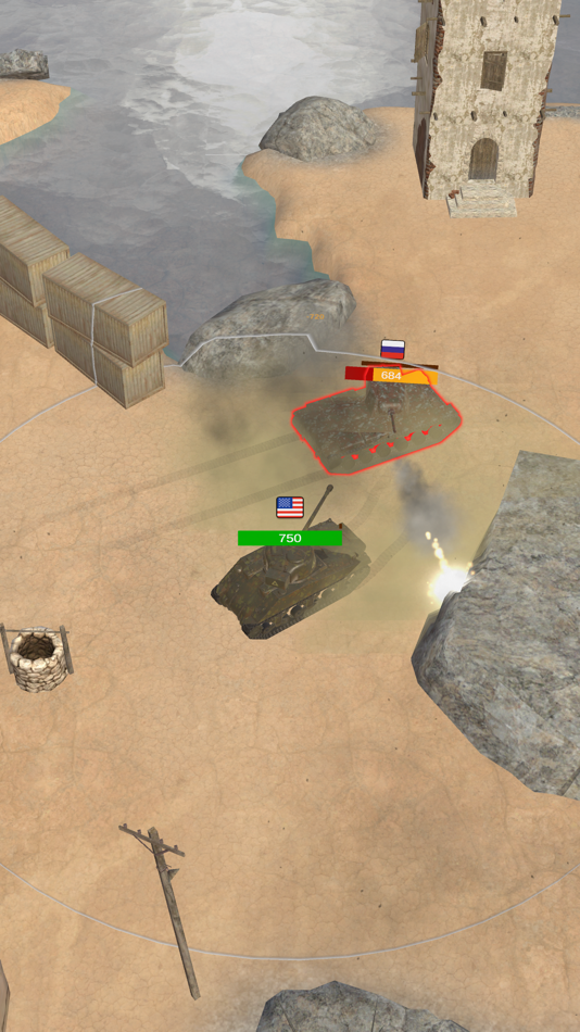 #1. Battle of Tanks IO (iOS) 由: Sergey Brashchenko
