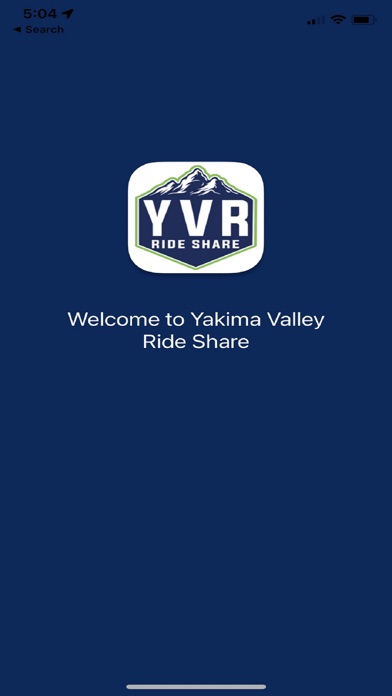 Yakima Valley Ride Share Screenshot
