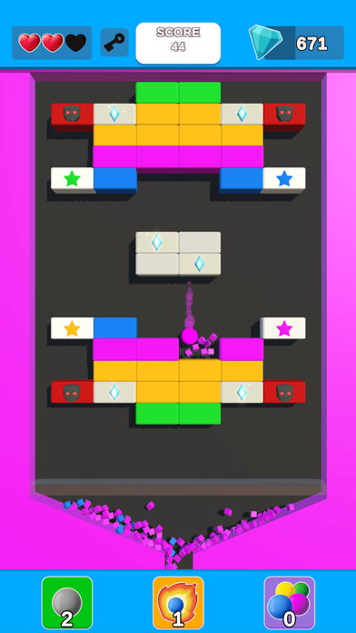 Diamond Brickout 3D Screenshot
