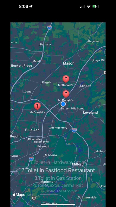 toilet-finder Screenshot