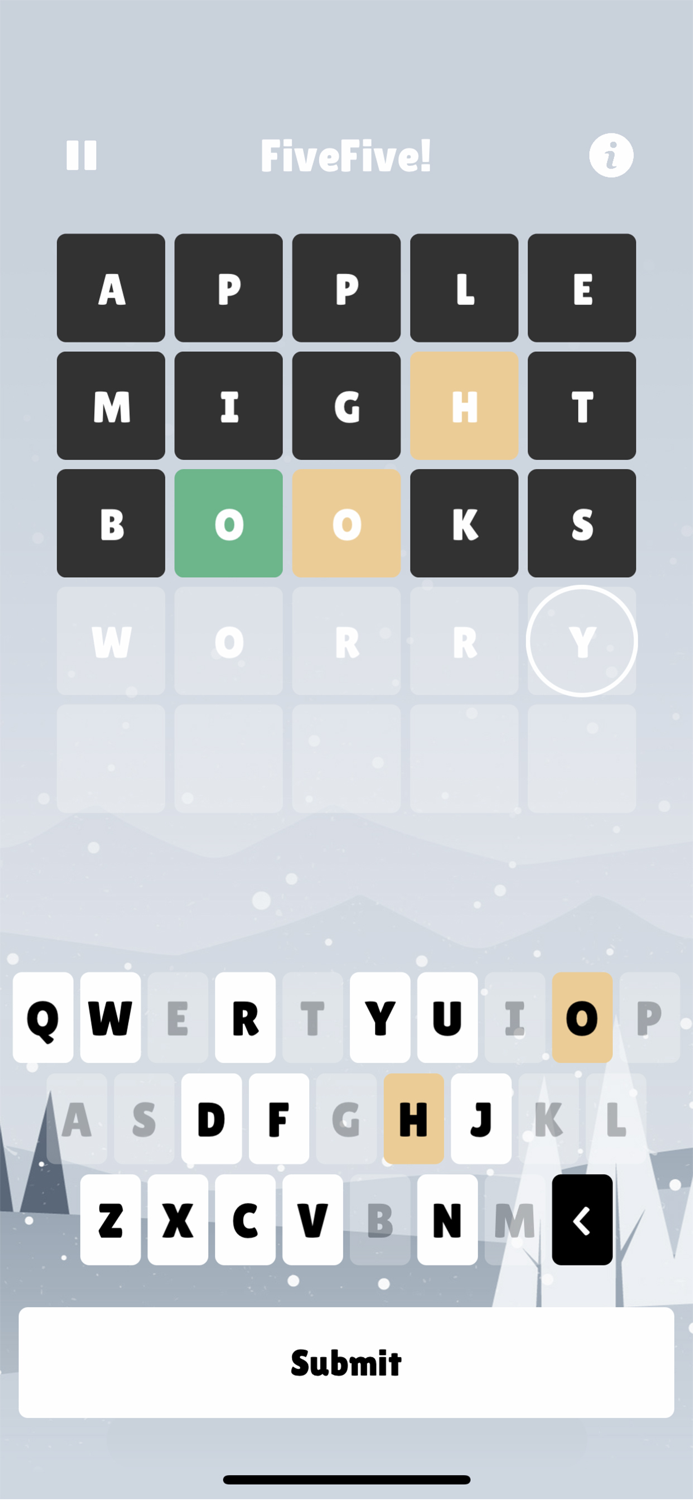 FiveFive - Word Guessing Game