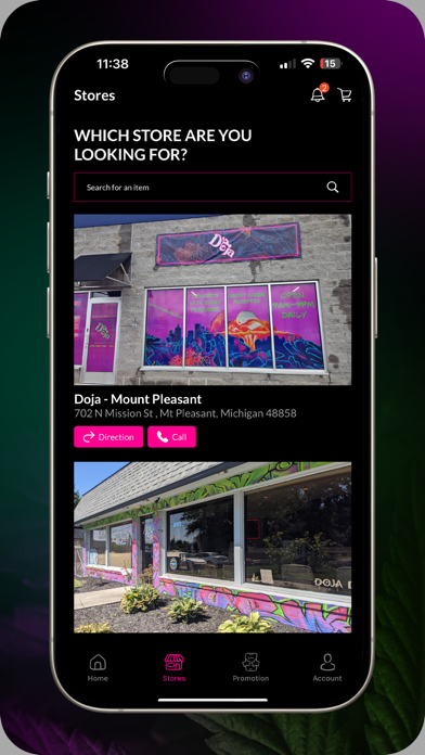 Doja Cannabis Screenshot