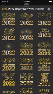 How to cancel & delete 2022 happy new year stickers 2