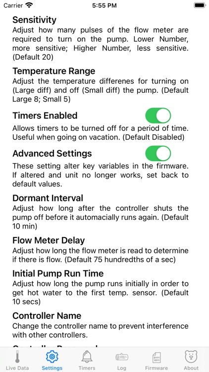 Smart Recirculation Control 32