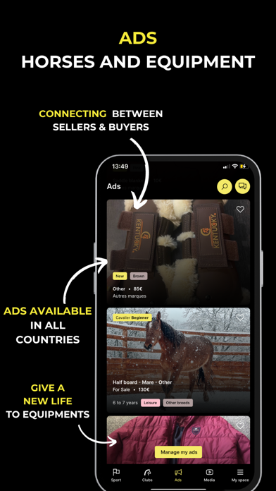 Horse Republic Mobile App Screenshot