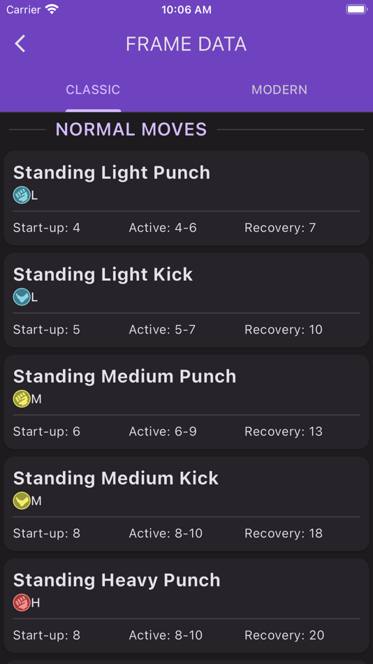 #6. SF6 Moves (iOS) 由: Weibin Lv