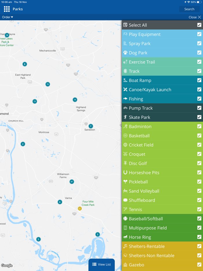 Henrico County Rec and Parks