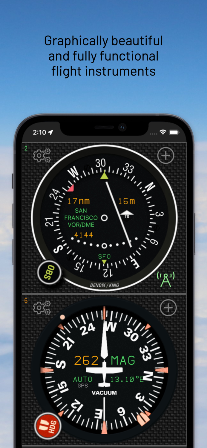 fDeck flight instruments