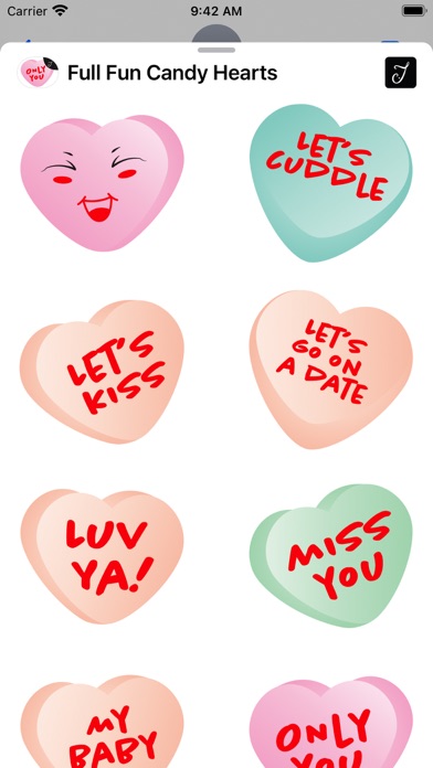 Full Fun Candy Hearts Screenshot