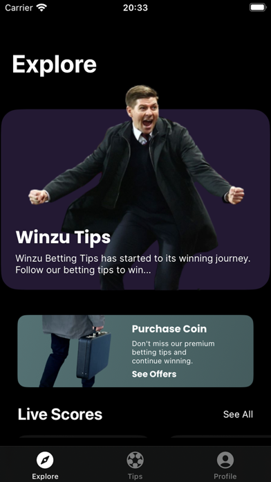 Winzu Betting Tips Screenshot