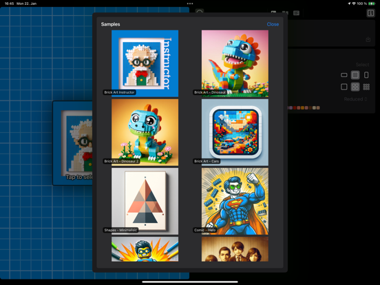 Brick Art Instructor iPad screenshot 3 - Graphics & Design app