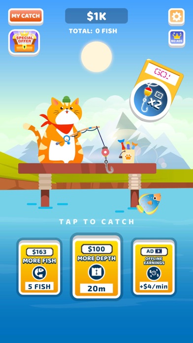 Idle Furry Fishing! Screenshot
