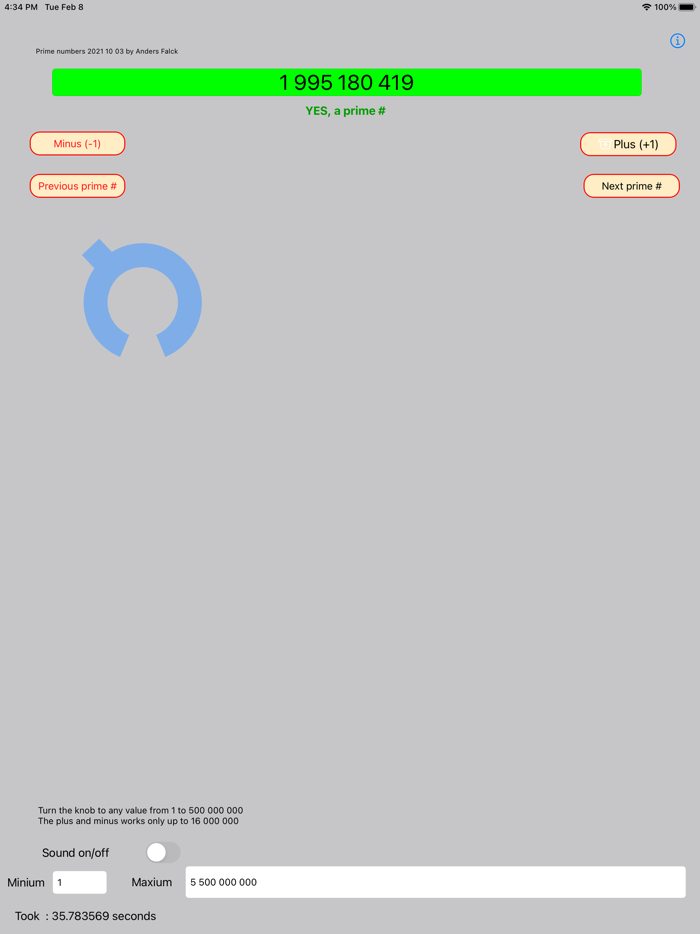 Prime Number by ANFA