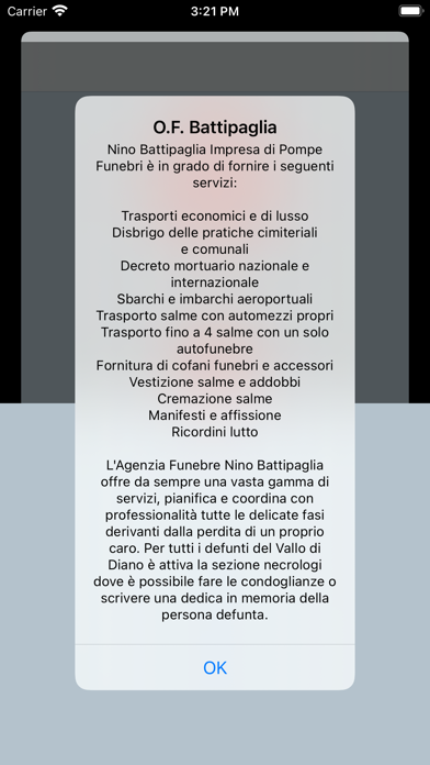 Onoranze Funebri Battipaglia Screenshot