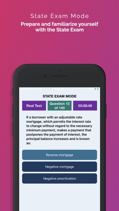 Oregon Real Estate Exam iPhone screenshot