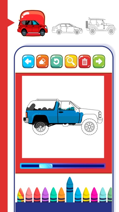 Cars Coloring Pages Game Screenshot