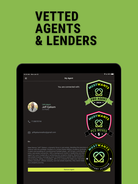 MustWants Real Estate & PCS iPad screenshot 8 - Lifestyle app