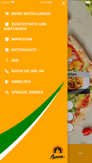 Trattoria Mamma Screenshot