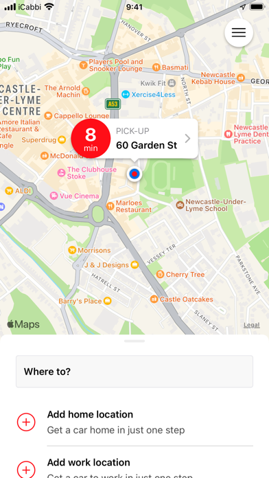 Roseville Taxis Screenshot