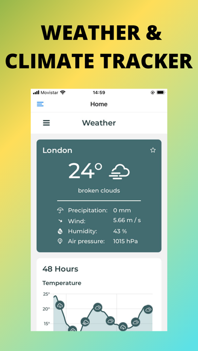 Weather & Climate Tracker Screenshot