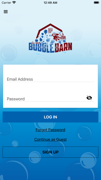 Bubble Barn Car Wash Screenshot
