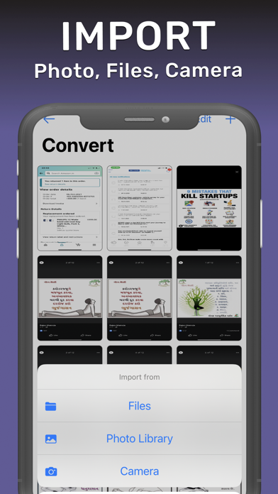 Photo to PDF Converter: JPEG Screenshot
