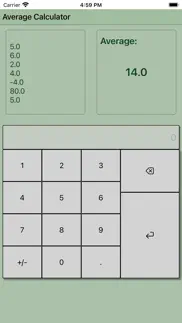 average calculator professiona iphone screenshot 2